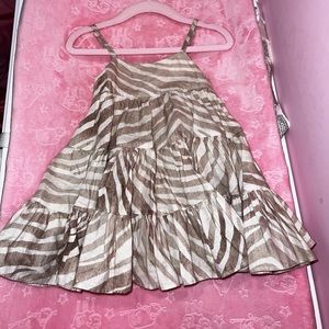 Banana Republic Linen Tiered Dress